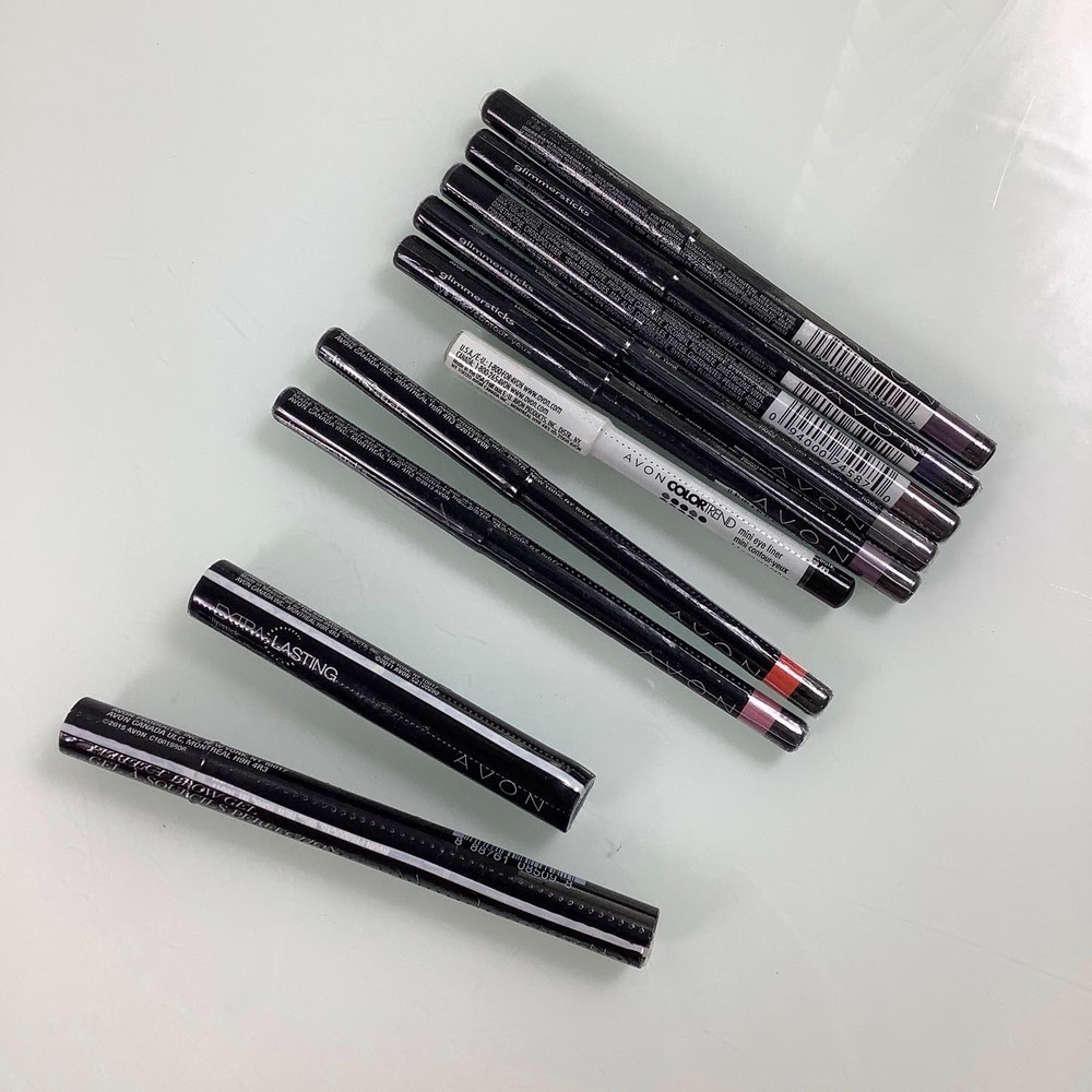 Avon Make up Bundle lipstick glimmersticks eye liner brow gel NWT